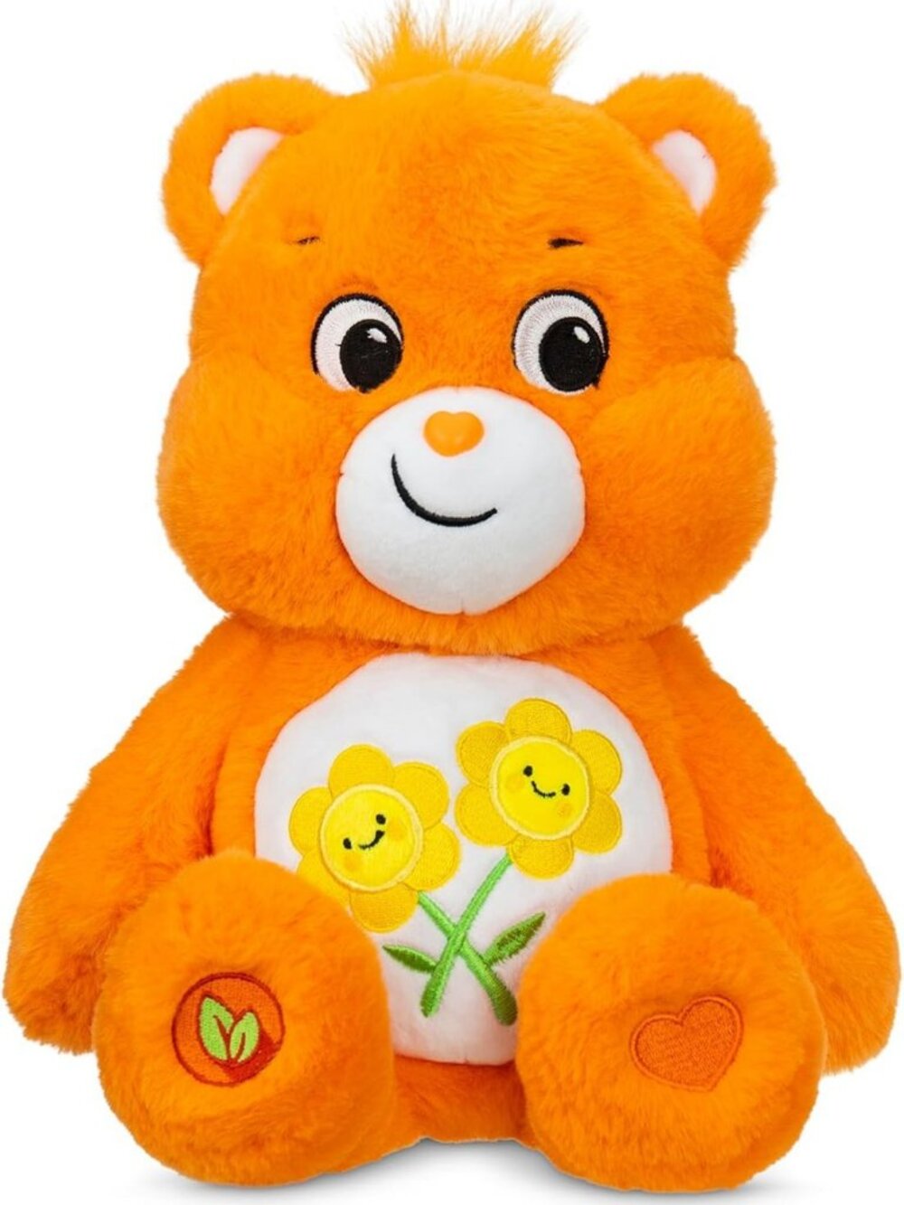 Super Soft 14" Orange Plush Friend Bear - Perfect Gift for Kids & Collectors